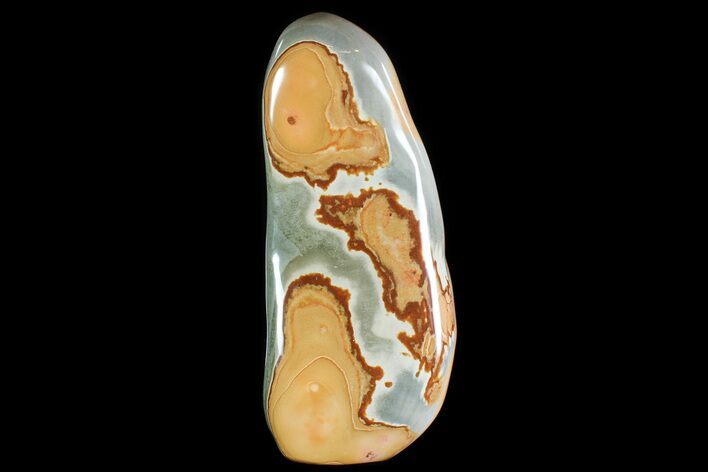 Tall, Polychrome Jasper Freeform Sculpture #74342